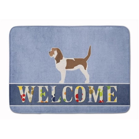 Grand Basset Griffon Vendeen Welcome Machine Washable Memory Foam Mat