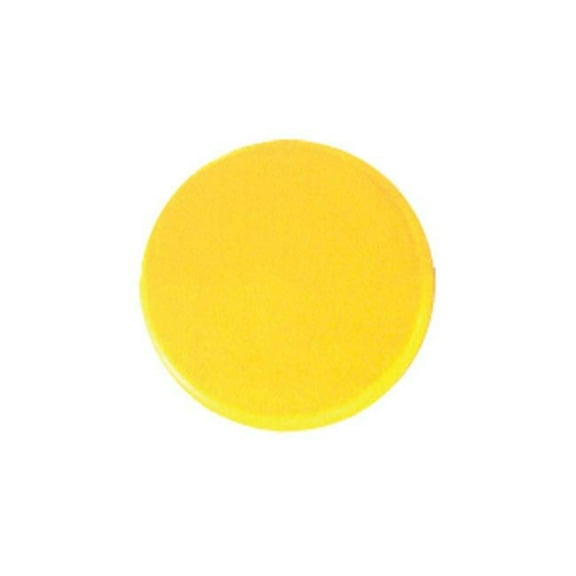 Champion Sports Rounded Edge Foam Disc, Yellow