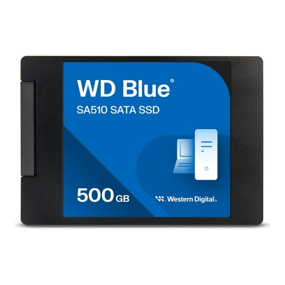 WD Blue SA510 WDS500G3B0A - SSD - 500 GB - internal - 2.5" - SATA 6Gb/s - blue