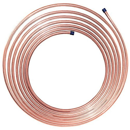 25 ft 3/8 in Brake Line Copper-Nickel Tubing Coil (Easy to