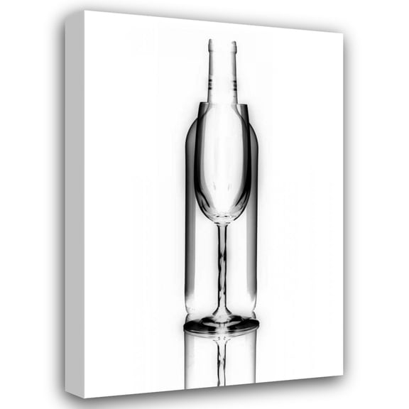 C. Thomas McNemar 23x32 Gallery Wrapped Canvas Wall Art Titled - Wine Reflections III