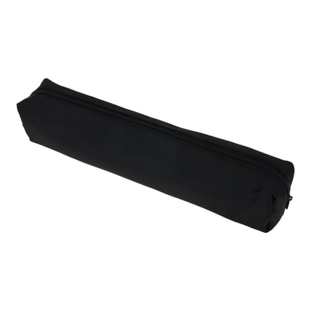Unique Bargains 1 Pc Curling Iron Travel Case Portable Solid Color Hair Tool Organizer Black