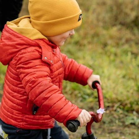 PTOOTP Purple Plastic Bicycle Windmill Rotating Sakurashape Easy Install 3Pcs