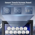 thumbnail image 5 of Moifoi 1.7 Cu. ft. Beverage Refrigerator Cooler, Mini Fridge with Glass Door, Exchangeable Door, Home/Bar/Office, 5 of 6
