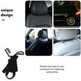 thumbnail image 3 of RENACLIPY 1Set Car Headrest Hook Black Front Seat Hanger Holder For Car Interior Accessories, 3 of 8