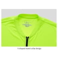 thumbnail image 6 of LPZOOGU Men's Half Zip Short Sleeve Cycling Jersey Quick Dry Moisture Wicking Biking Top Ideal for Road & Mountain Biking, 6 of 7