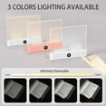 Book Light, 3 Color Adjustable LED Flat Reading Light, Rechargeable ...