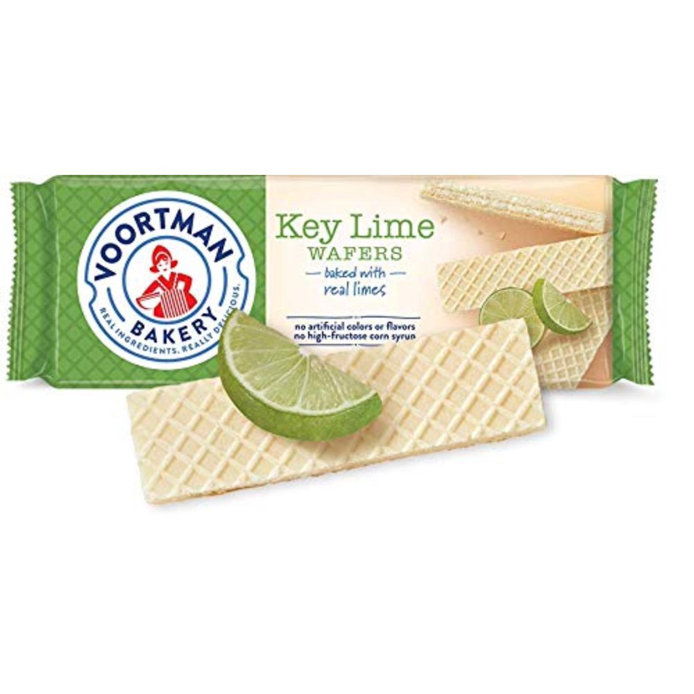 Voortman Bakery Key Lime Wafers (4 Packages Total) By Brand Voortman