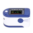 thumbnail image 2 of Oxímetro de pulso de dedo Monitor digital de saturación de oxígeno en sangre con pantalla TFT azul, 2 of 13