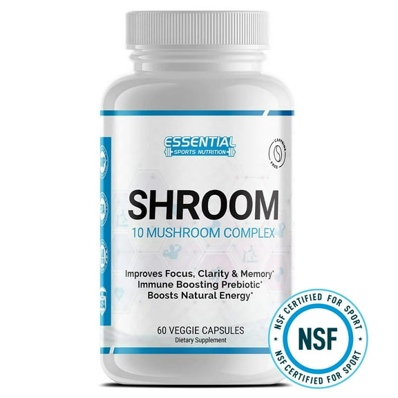 10 Mushroom Complex Capsules – Immune, Energy & Focus Support, 90 Count