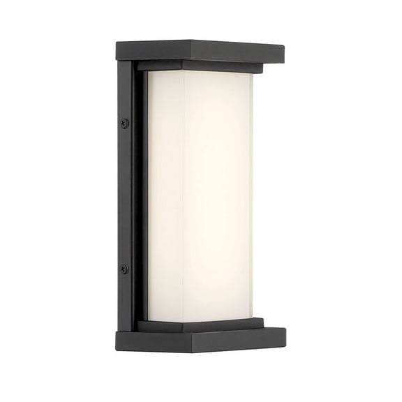 George Kovacs Lighting - Caption - 15W 1 LED Outdoor Wall Mount-10 Inches Tall