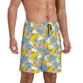 thumbnail image 2 of Pofeuu Colorful Duck Print Men's Soft Woven Elastic Waistband Sleep Pajama Short-Small, 2 of 6