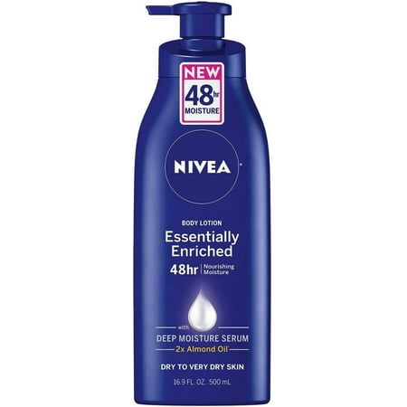 NIVEA Essentially Enriched Body Lotion 16.9 oz (Pack of 3)