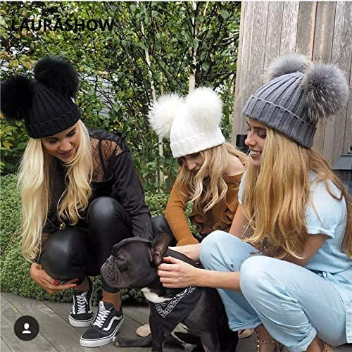 Winter Beanie Hat for Women Knitted 