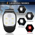 thumbnail image 3 of 2 PCS Outdoor Night Clip on Running Lights Reflective USB Rechargeable LED Light Small Lightweight Running Geara, 3 of 5