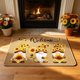 thumbnail image 5 of Welcome Doormat Collection Front Door Mats For Indoor/Outdoor Spring Summer Fall Patriotic Floral Entryway Rug Decor, 5 of 8