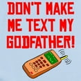 thumbnail image 2 of CafePress - Don’T Make Me Text My Godfather Body Suit - Long Sleeve Cotton Baby Bodysuit, 2 of 4