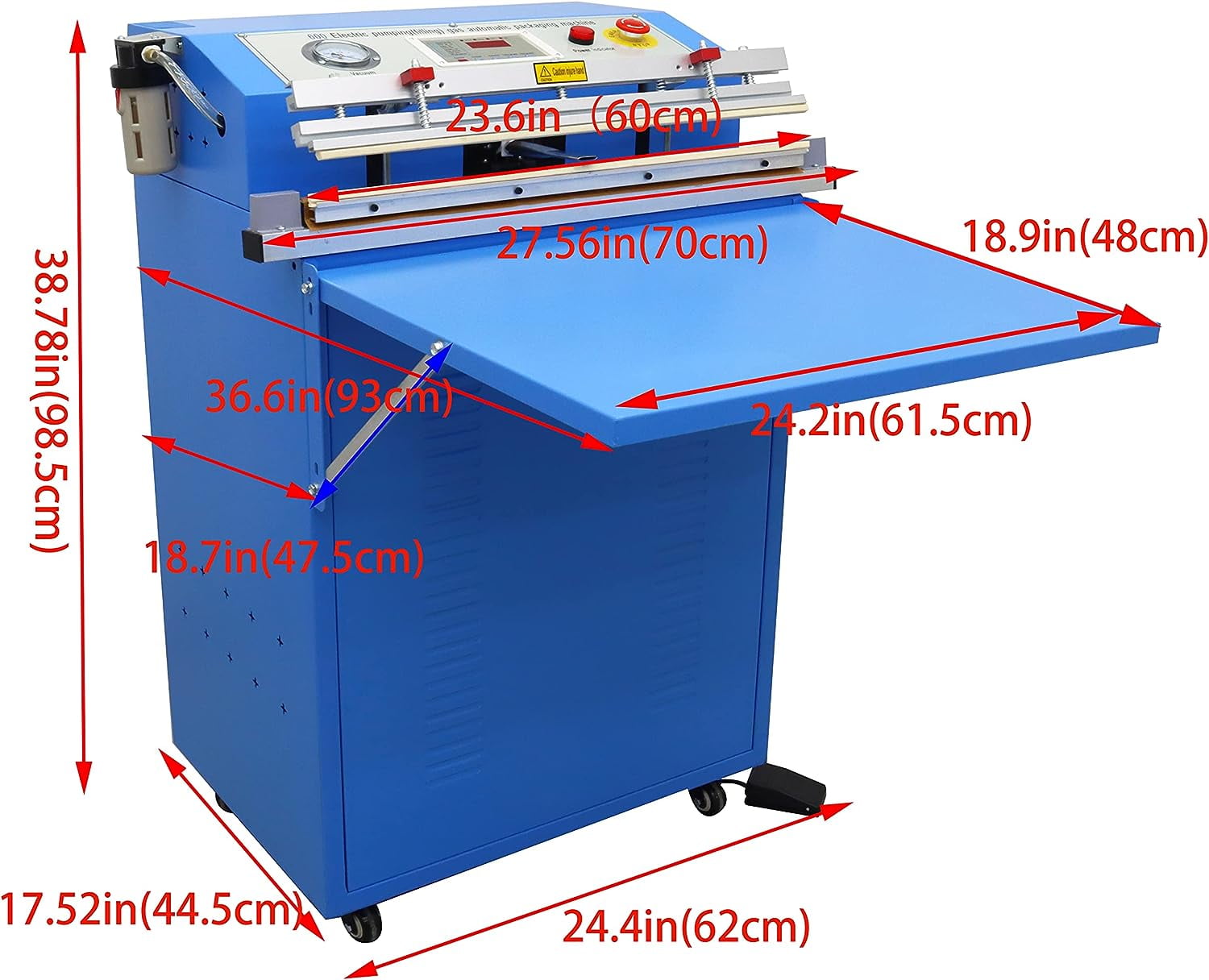 INTSUPERMAI Electric Vacuum Sealer Commercial External Pumping Food Vacuum Packing Machine
