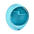 thumbnail image 1 of DOLITY Wall Mounted Makeup Storage Box Cabinets NO DRILLING for Bathroom SAVE SPACE Blue, 1 of 9