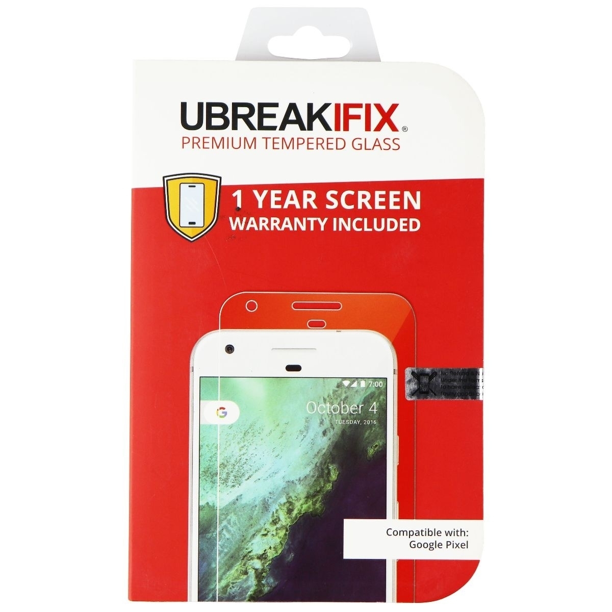 UBREAKIFIX Tempered Glass Screen Protector for Google Pixel Clear