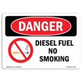 thumbnail image 1 of SignMission OS-DS-A-1218-L-1123 12 x 18 Po Signe de Danger OSHA - Carburant Diesel Non Fumeur, 1 of 1