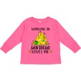 thumbnail image 3 of Inktastic Someone in San Diego Loves Me Boys or Girls Long Sleeve Toddler T-Shirt, 3 of 5