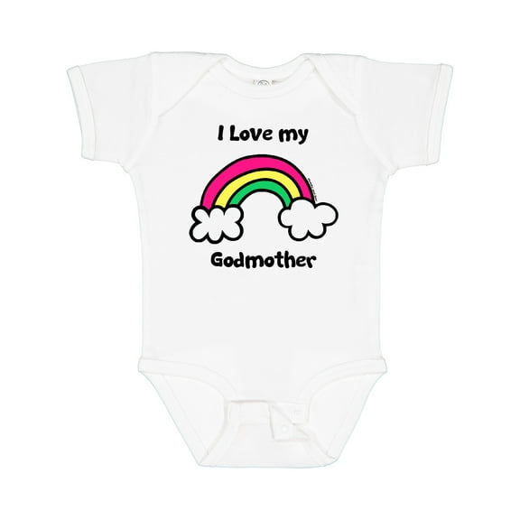 Inktastic I Love my Godmother Boys or Girls Baby Bodysuit