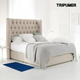 thumbnail image 2 of Tripumer 2 Pcs Memory Foam Bathroom Rug Set with U-Shaped Contour Toilet Mat for Extra Absorbent Bathroom Floor Navy Blue, 2 of 8
