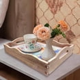thumbnail image 4 of Daily Mix Store QEOTOH New Dining Wooden Embroidery Handmade Set Furnishings Table Decoration Gift Box Dining, 4 of 9