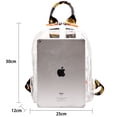 thumbnail image 4 of Tinyat Clear Backpack Women Heavy Duty Transparent Bag PVC See Through Backpack for Student College Workplace Travel ., 4 of 6