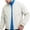 Beige, variant on Men's Stand Collar Track Jacket, Solid Color Zippered Long Sleeve With Pockets, Elastic Cuffs Casual Sports Outerwear Beige S