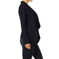 thumbnail image 3 of Moa Collection Women's Office Blazer Casual Long Sleeve Solid Open Front Design S-3XL, 3 of 5