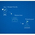 thumbnail image 2 of Couverture Solaire Ronde de Luxe Bleue 18 Pieds - A/G, 2 of 3