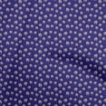 thumbnail image 1 of oneOone Silk Tabby Indigo Blue Fabric Floral Quilting Supplies Print Sewing Fabric By The Yard 42 Inch Wide, 1 of 4