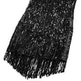 thumbnail image 4 of Raenseen Women's Flapper Dresses Fringed 1920s Sequins Formal Swing Cocktail Party Dress Black XL, 4 of 9