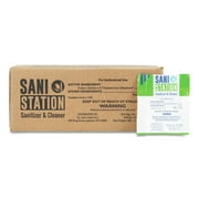 San Jamar SANIS05-100 0.5 oz. Packets Sani Station Sanitizer and Cleaner (100/Pack)