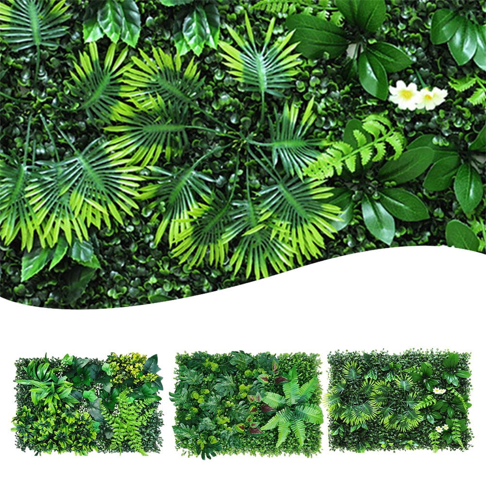 40X60Cm Artificial Plant Grass Fake Lawn Carpet Backdrop Wall Hanging Greenery Leaf Mat Vegetation For Home Garden Party Decor