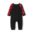 thumbnail image 6 of Christmas Pajamas for Family Long Sleeve Santa Tree Print Tops + Plaid Pants Set Winter Sleepwear, 6 of 10