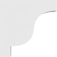 thumbnail image 3 of 3"W x 10"D x 10"H Standard Newport Architectural Grade PVC Corbel, 3 of 9