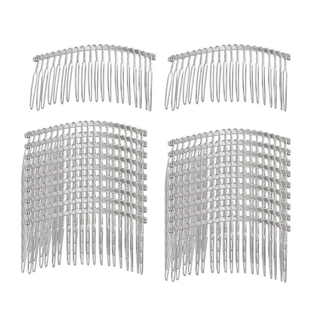 Peines para velo de boda Salvador de metal galvanizado 20 piezas