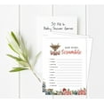 thumbnail image 2 of Inkdotpot 50 PackBaby WordScrambleBaby ShowerGame Cards Deer Jungle Animals Party Supplies Fun Baby Shower Game Favors, 2 of 6