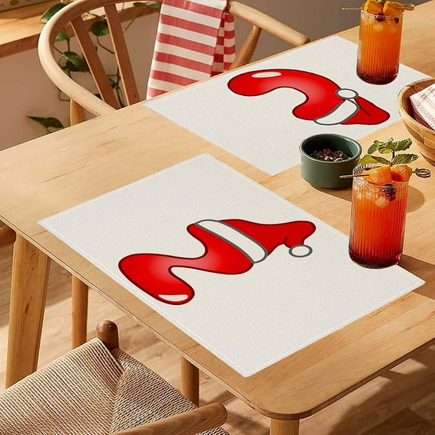 Mantel con Letras Navideñas para Mesas Festivas, Mantel con Diseño de Banderas para El Té, Mantel para Reuniones Festivas y Restaurantes.