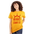 thumbnail image 3 of I Like Big Boats and I Cannot Lie Plus Size Crewneck Graphic Tee Shirt Brisco Brands 5X, 3 of 5