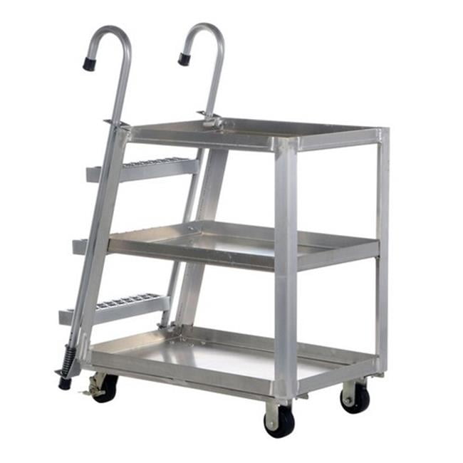 Stock Picking Ladder Cart,1000 lb. G9814147