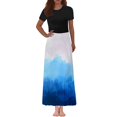 thumbnail image 1 of Vestido Corto de Verano de la Moda de las Mujeres Impreso de Manga Corta Cuello Redondo Tobillo de Longitud Vestido Casual, 1 of 5