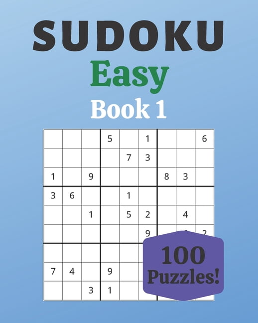 sudoku easy book 1 100 sudoku for adults large print