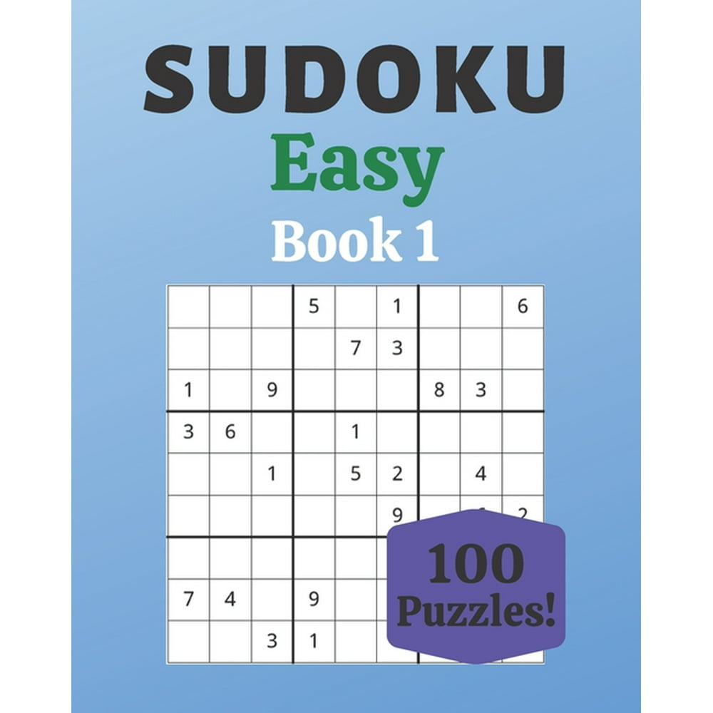 Sudoku Easy Book 1: 100 Sudoku for Adults - Large Print - Easy ...