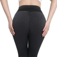 thumbnail image 4 of Pantalones de yoga para mujer Cintura alta elástica texturizada para entrenamiento de ocio (XXXL negro) Ndcxsfigh Para Estrenar, 4 of 6