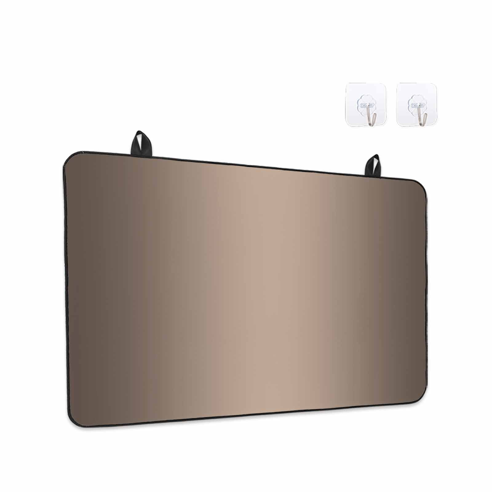Brown Ombre Stove Top Cover for Electric Stove, Heat-proof & Non Slip Glass Top Stove Cover Protector, Modern Gradient Abstract Art Kitchen Flat Cooktop Rubber Mat 28.5x20.5 Inches