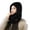 Black, variant on Stylish Cap Beanies Warm Trapper Hat Warm Hat Unisex Windproof Hooded Hat